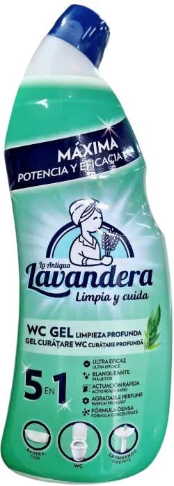 La Antigua Lavandera Fresh Scent Toilet & Sink Cleaner, 750 mL