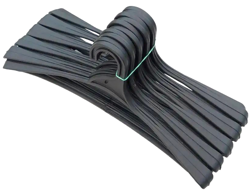 Black Plastic Clothes Hanger