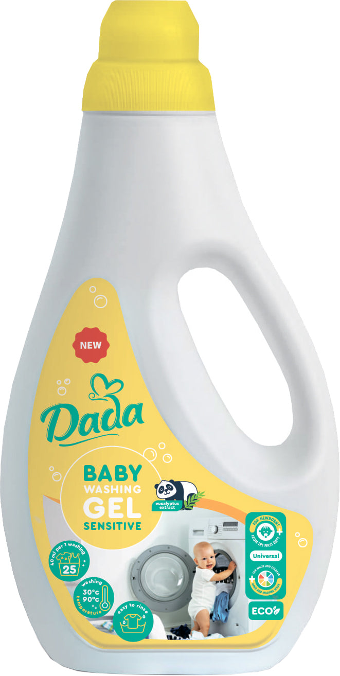 Dada Sensitive Kids Laundry Detergent Gel, 25 Loads, 1 L