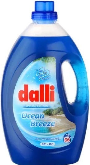 Dalli Ocean Breeze Laundry Detergent Gel, 66 Loads, 3.65 L