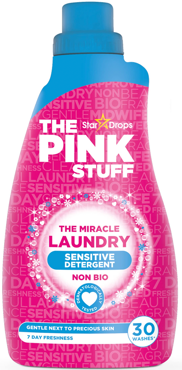 The Pink Stuff Sensitive Non-Bio Laundry Detergent Gel, 30 Loads, 960 mL