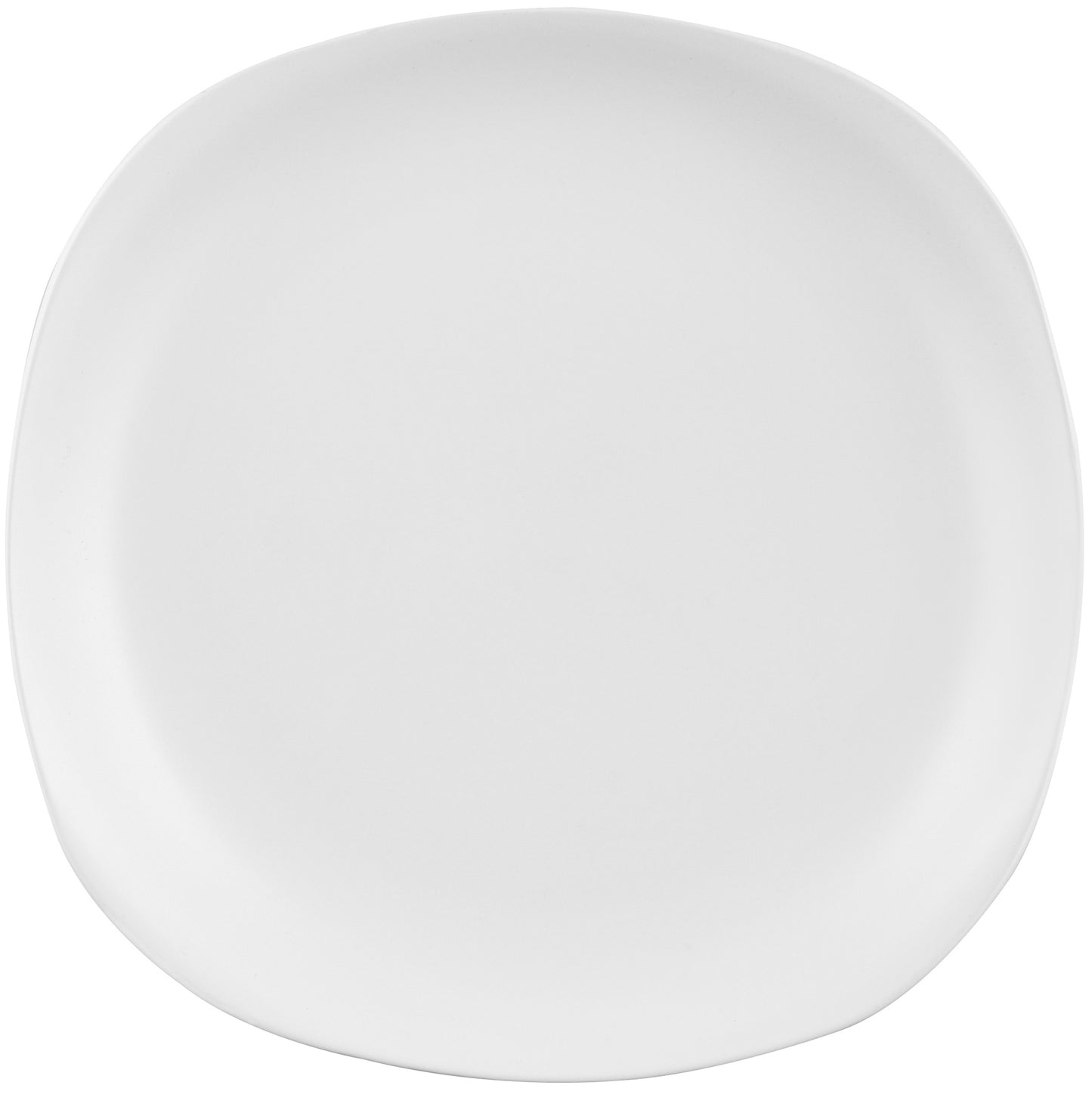 Ardesto Molize AR2927MW White Square Dinner Plate, 27 x 27 cm