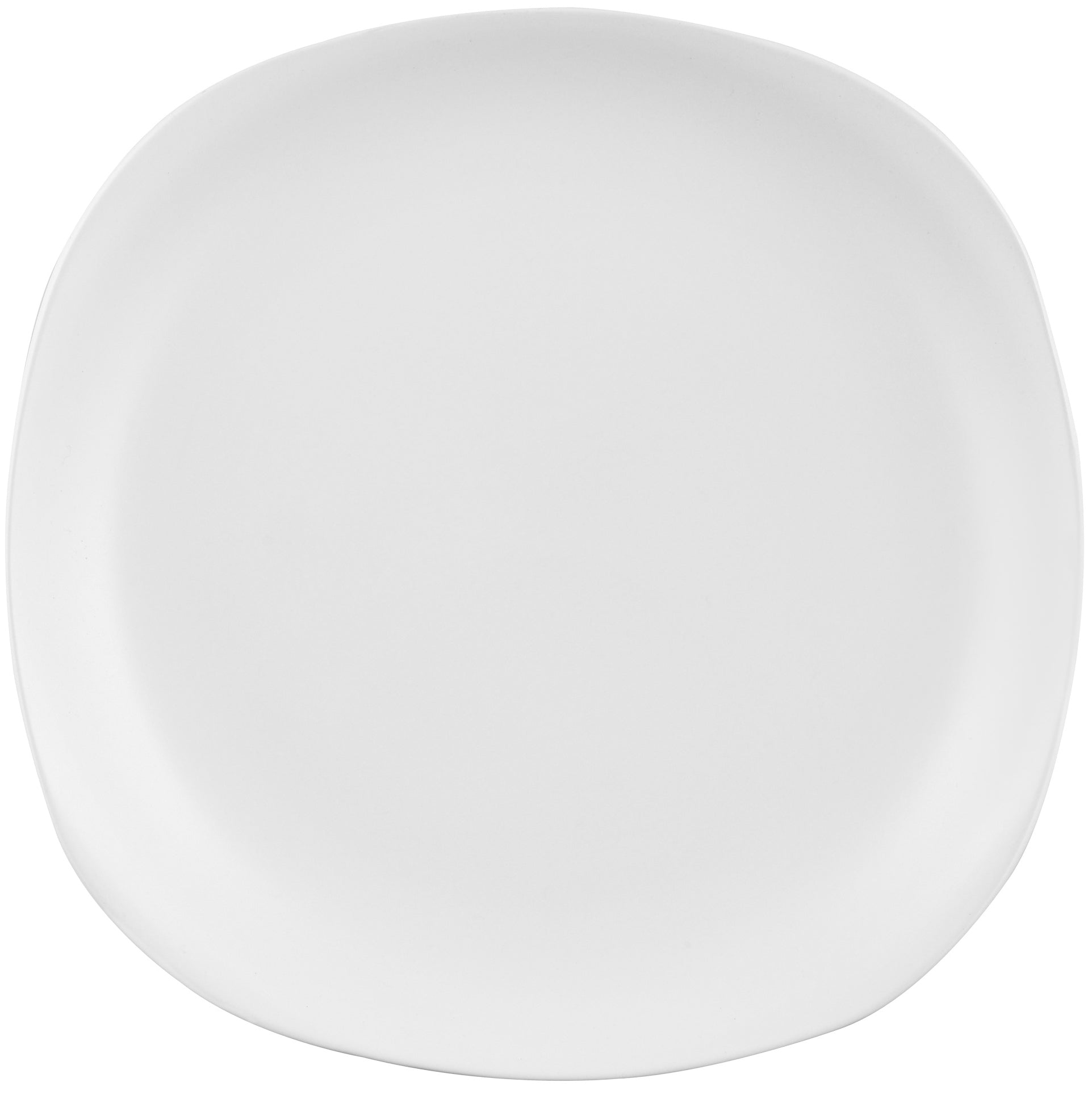 Ardesto Molize AR2927MW White Square Dinner Plate, 27 x 27 cm