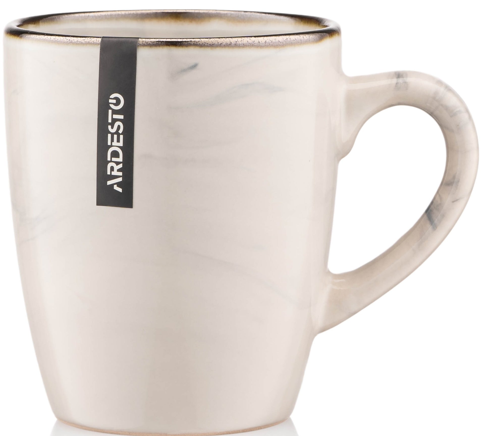 Ardesto Marmo AR2939 Ceramic Mug, Assorted Designs, 390 mL