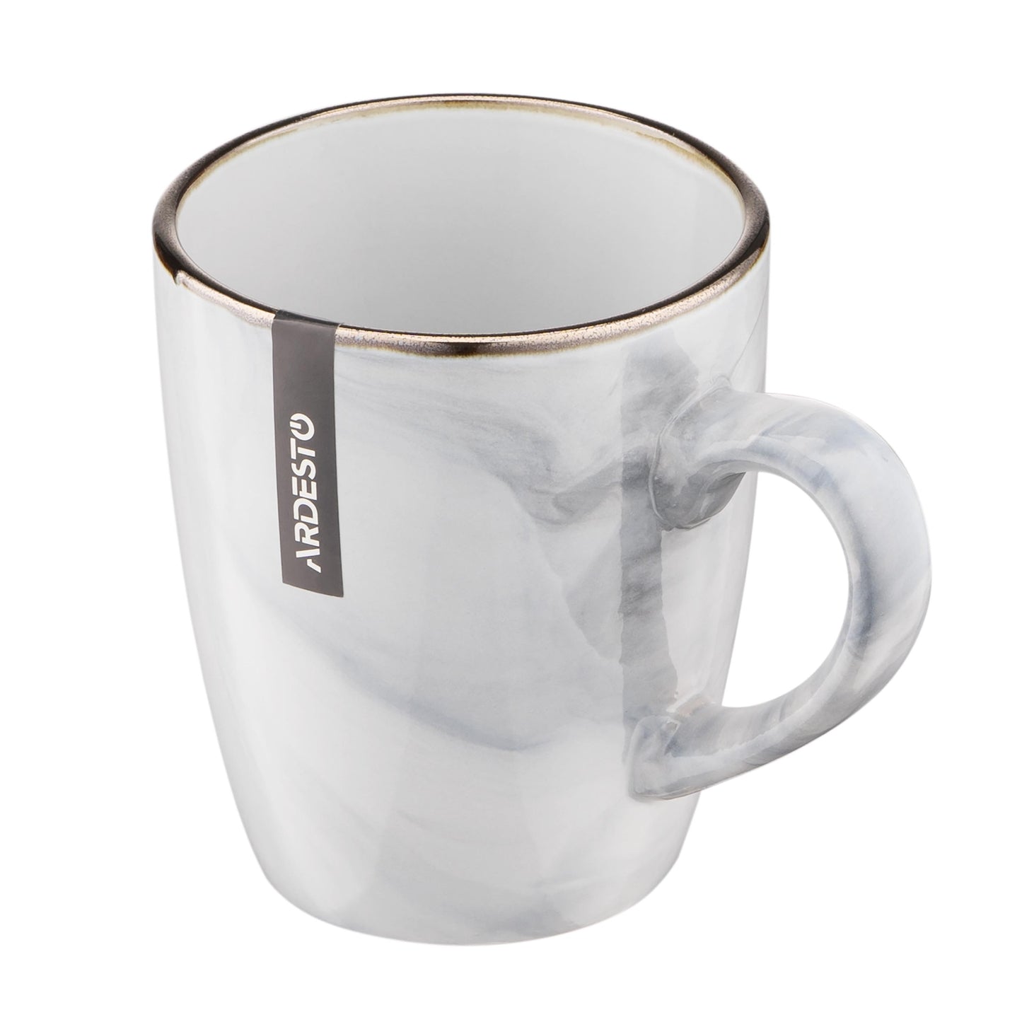 Ardesto Marmo AR2939 Ceramic Mug, Assorted Designs, 390 mL - Image 3