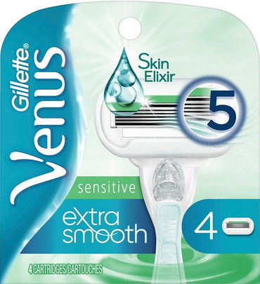 Gillette Venus Extra Smooth Sensitive Replacement Razor Cartridges, 4 pcs - Image 2