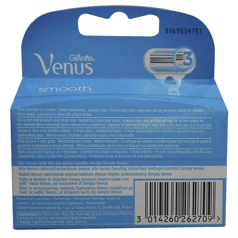Gillette Venus Smooth Replacement Razor Cartridges - Image 4