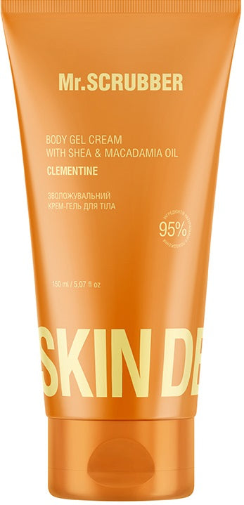 Mr.Scrubber Skin Delights Clementine Moisturizing Body Cream Gel, 150 mL