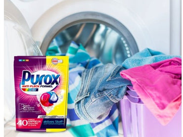 Purox Color Anti-Stain Formula Laundry Detergent Pods, 40 pcs (Price per 1 pc) - Image 2