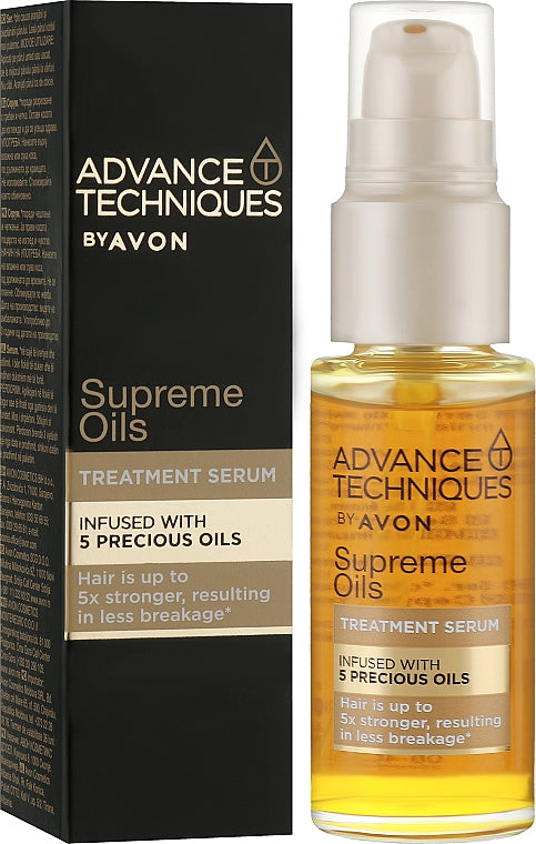 Avon Advance Techniques Supreme Oils Shine Hair Serum, 30 mL
