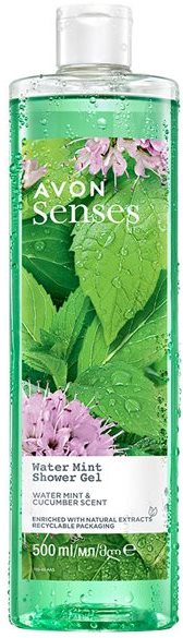Avon Senses Water Mint Shower Gel, 500 mL