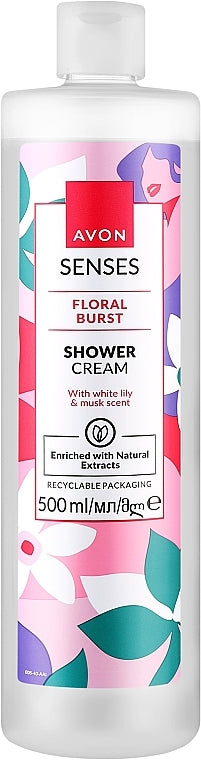 Avon Senses Floral Burst Shower Cream Gel, 500 mL