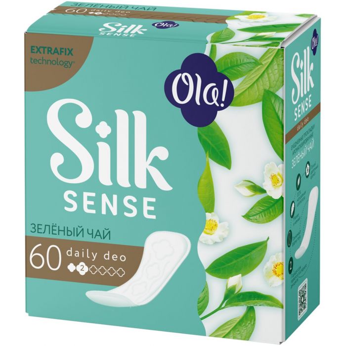 Ola! Green Tea Panty Liners, 60 pcs