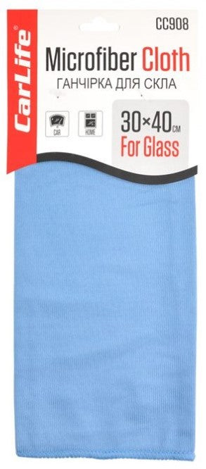 CarLife CC908 Microfiber Glass Cleaning Cloth, 30 x 40 cm