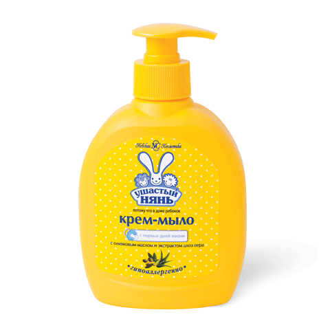 Ushastiy Nyan Aloe Kids Liquid Hand Soap, 300 mL