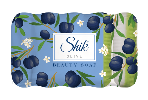 Shik Olive Two-Tone Bar Soap, 5 x 70 g