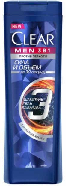 Clear Anti-Dandruff 3-in-1 Power Shampoo, 400 mL