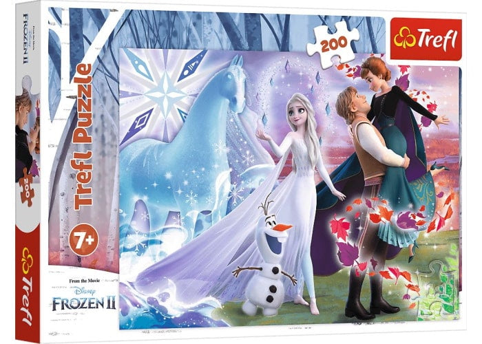 Trefl 13265 Frozen 2 Magical World of the Sisters Puzzle, 200 Pieces