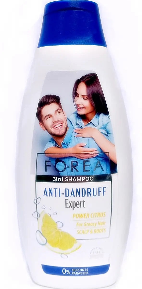 Forea Anti-Dandruff Expert Power Citrus Shampoo, 500 mL