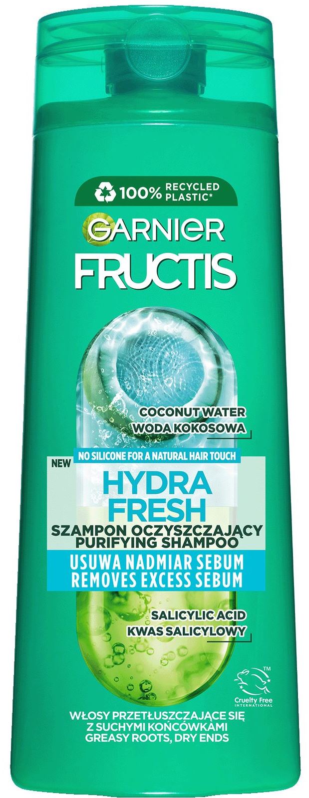 Garnier Fructis Hydra Fresh Shampoo, 400 mL