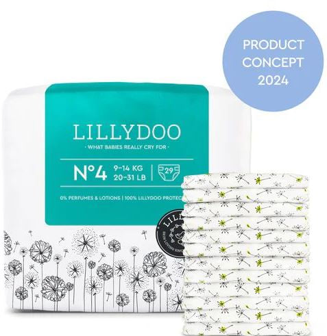 Lillydoo Size 4 Baby Diapers, 9-14 kg, 29 pcs - Image 4