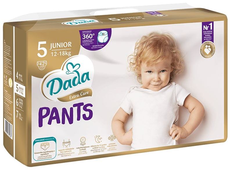 Dada Extra Care Size 5 Baby Pull-Up Diaper Pants, 12-18 kg, 42 pcs
