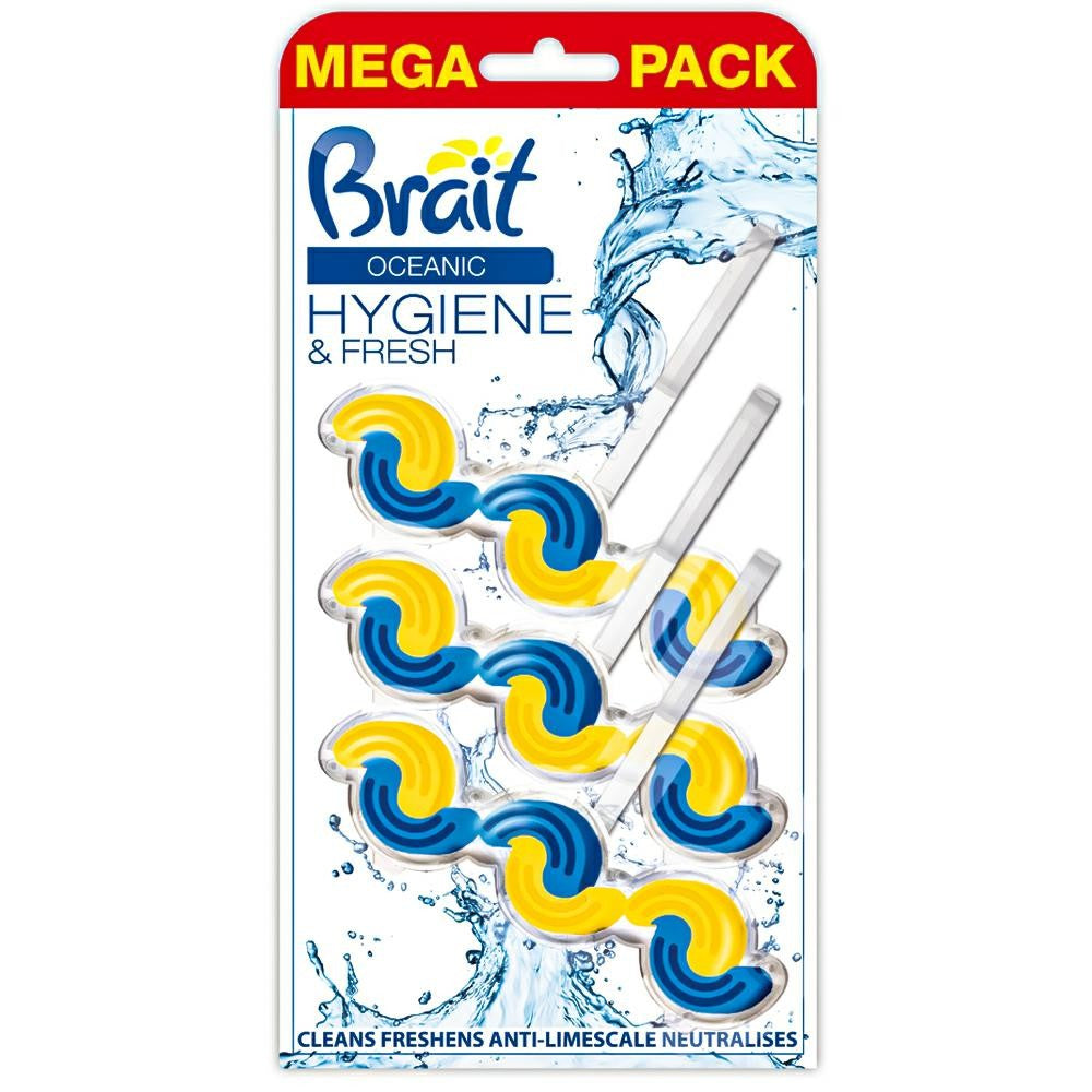Brait Oceanic Toilet Rim Blocks, 3 pcs