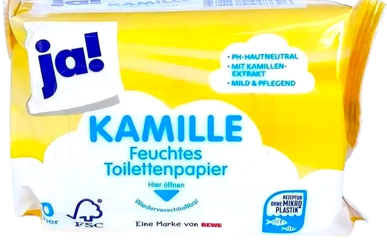 Ja! Chamomile Wet Toilet Paper, 70 pcs - Image 2
