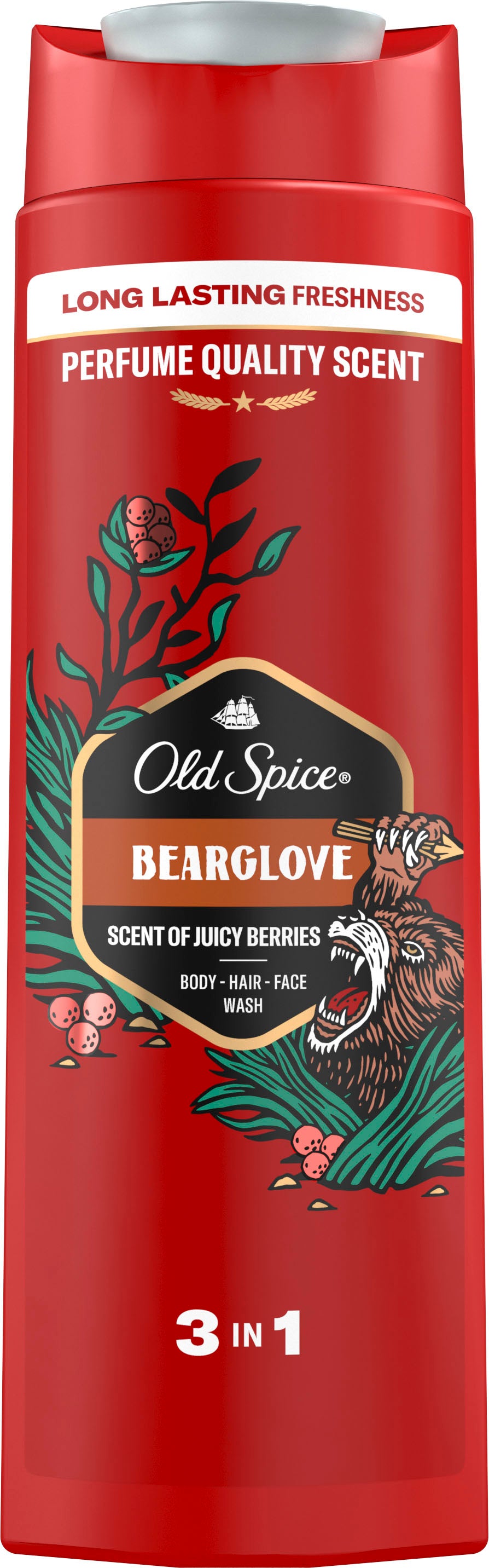 Old Spice Bearglove 3-in-1 Shower Gel, 400 mL