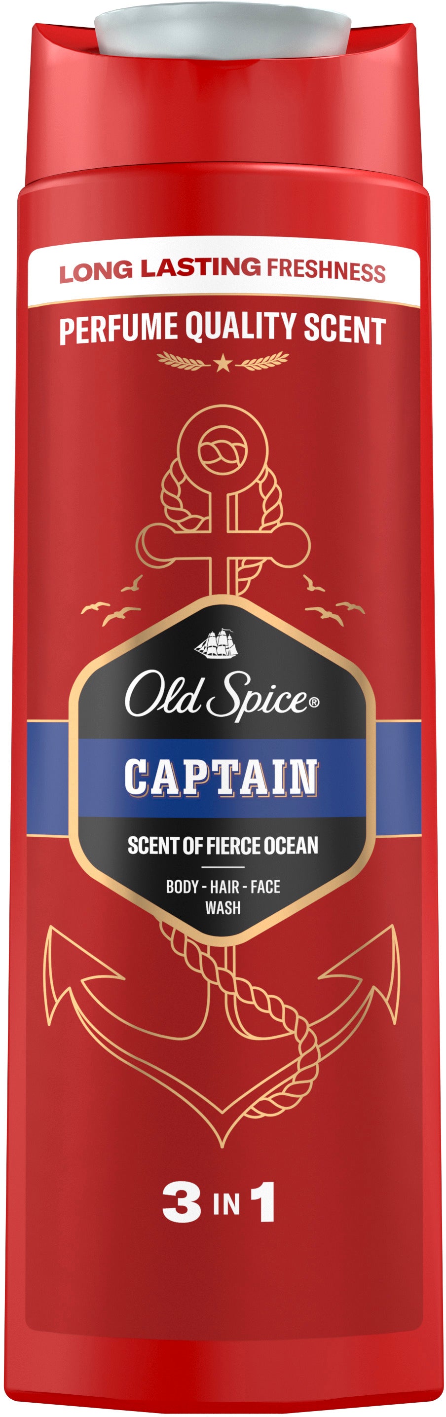 Old Spice Captain 3-in-1 Shower Gel, 400 mL