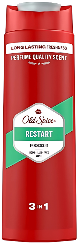 Old Spice Restart 3-in-1 Shower Gel, 400 mL