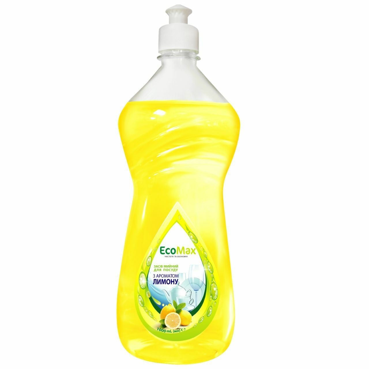 EcoMax Lemon Dish Soap, 1000 mL