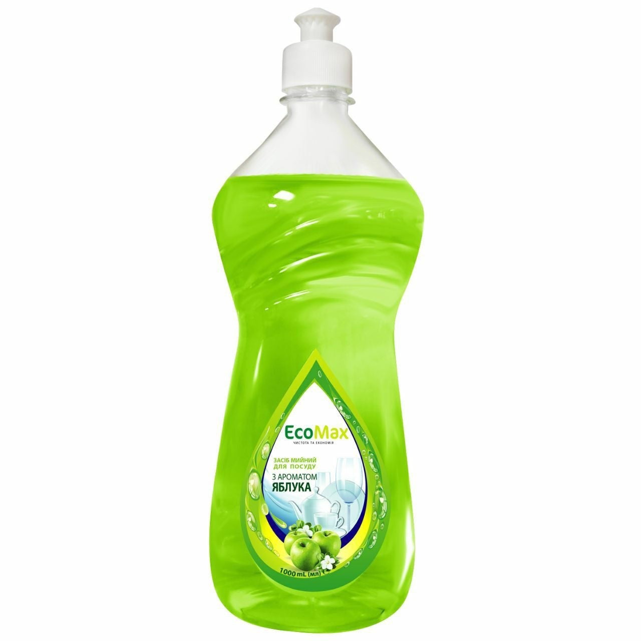 EcoMax Apple Dish Soap, 1000 mL