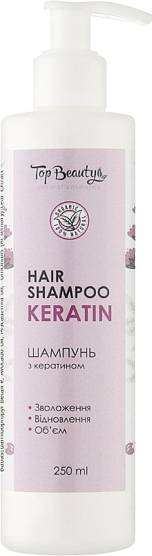Top Beauty Keratin Shampoo, 250 mL