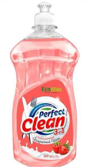 EcoMax Perfect Clean 3-in-1 Strawberry Shake Dish Soap with Balm, 500 g