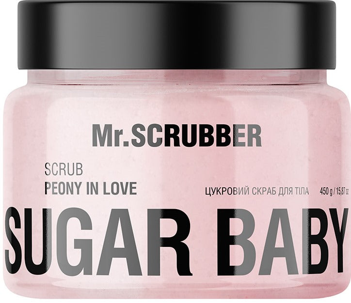 Mr.Scrubber Sugar Baby Peony in Love Sugar Body Scrub, 450 g