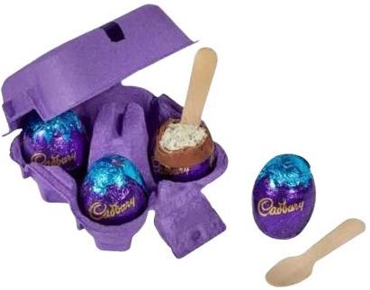 Milka Hazelnut Spoon Chocolate Eggs, 136 g - Image 2