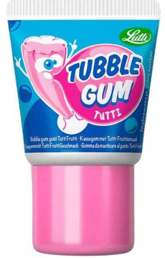 Lutti Tutti-Frutti Liquid Gum in Tube, 35 g