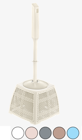 Jute AK 583 Plastic Toilet Brush with Holder - Image 2
