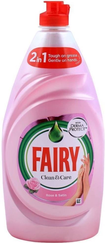 Fairy Rose & Satin Dishwashing Liquid, 820 mL