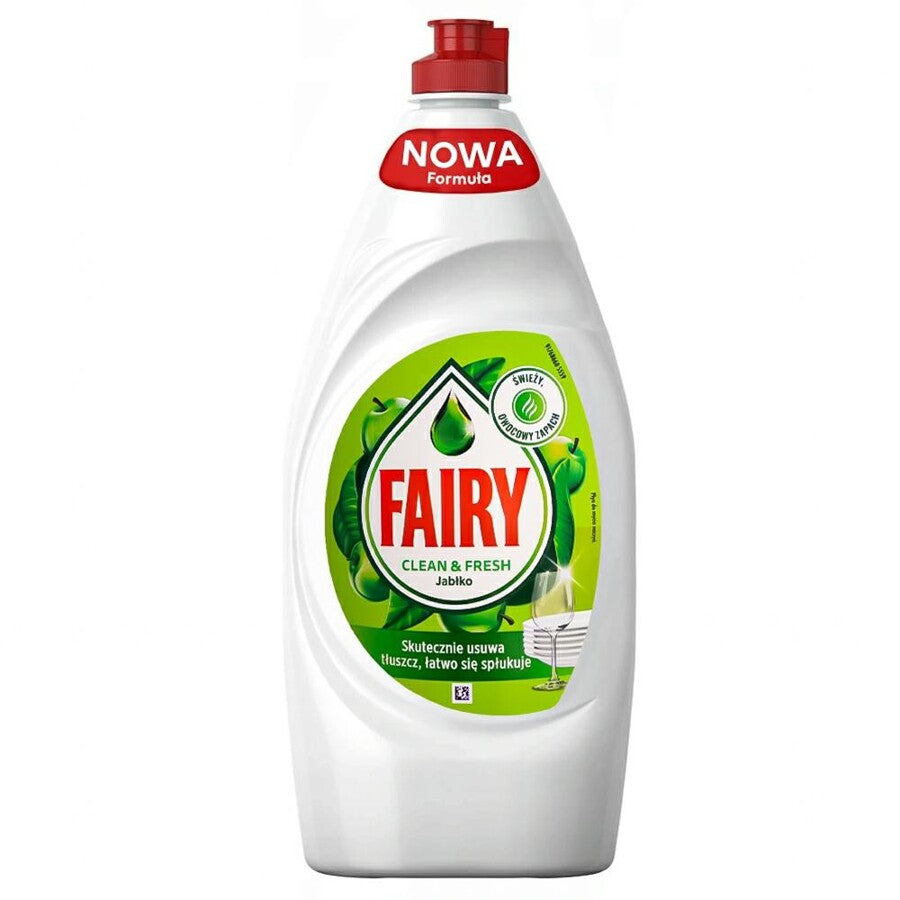 Fairy Green Apple Dishwashing Liquid, 900 mL