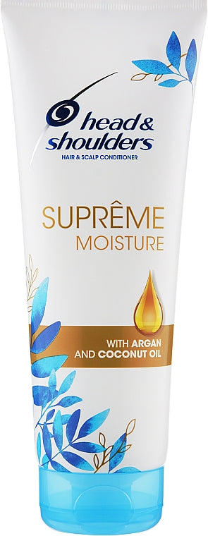 Head & Shoulders Supreme Moisture Hair Balm with Argan & Coconut Oil, 220 mL