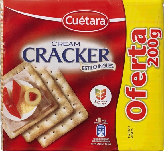 Cuetara Cream Crackers, 600 g