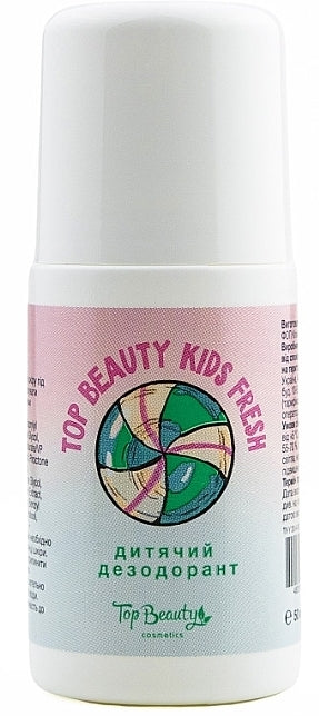Top Beauty Kids Fresh Kids' Roll-On Deodorant, 50 mL