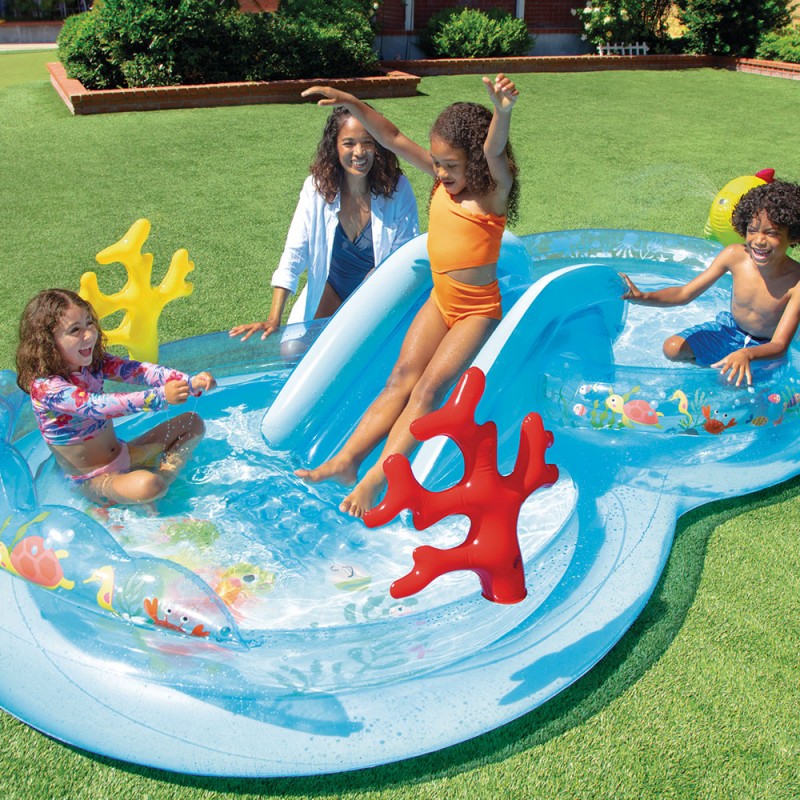 Intex 56143 Under the Sea Slide Play Center Pool, 3.1 x 1.93 m x 71 cm - Image 3