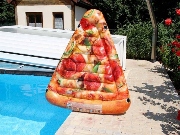 Intex 58752 Pizza Inflatable Air Mattress, 175 x 145 cm - Image 2