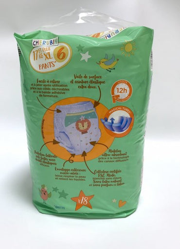 Cherubin 6 Baby Pull-Up Diaper Pants, 18 pcs, 17+ kg - Image 2