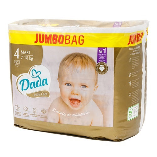 Dada Extra Care Jumbo Bag 4 Baby Diapers, 82 pcs, 7-16 kg