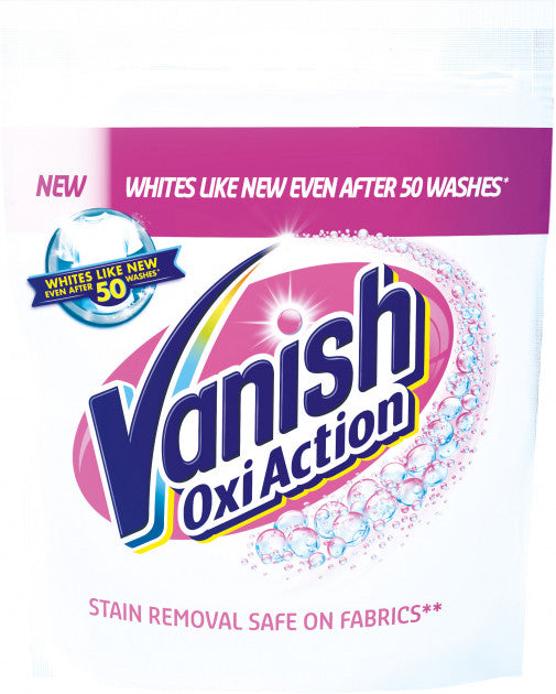 Vanish Oxi Action Powder Bleach & Stain Remover for Fabrics, 300 g