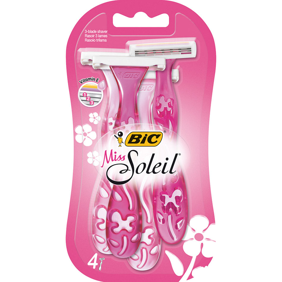 BIC Miss Soleil Razors, 4 pcs
